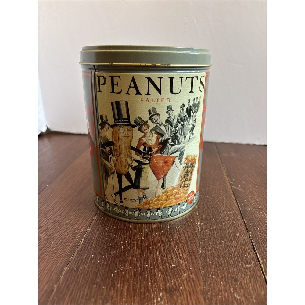 Vintage Mr. Peanut 1898 Tin‎ Planters